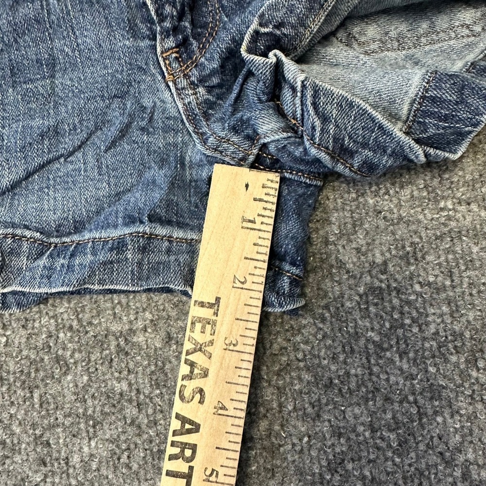 Mossimo Shorts Womens Size 3 Blue Denim Low Rise Cuffed Casual Summer Jean - Picture 5 of 8
